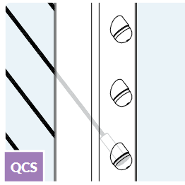 Modern (QCS) Quick Connect 36 in. Stair Post Kit