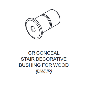 Conceal Stair Decorative Bushing for Wood CWHR