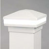 Dream White Halo Ring Lighted Cap, Stunning Post Cap, Beautiful Decorative Posts, DekPro Effex