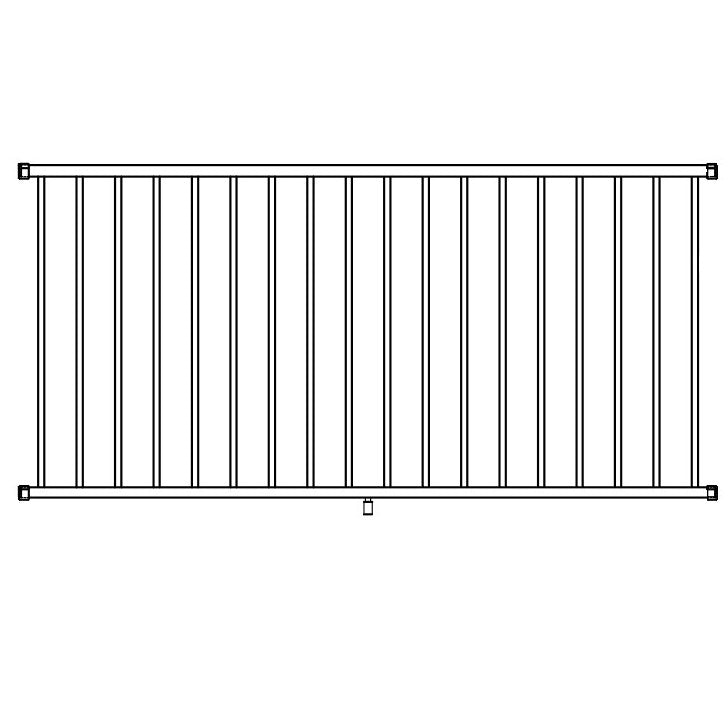 White tuscany c10 rail 7' level kit